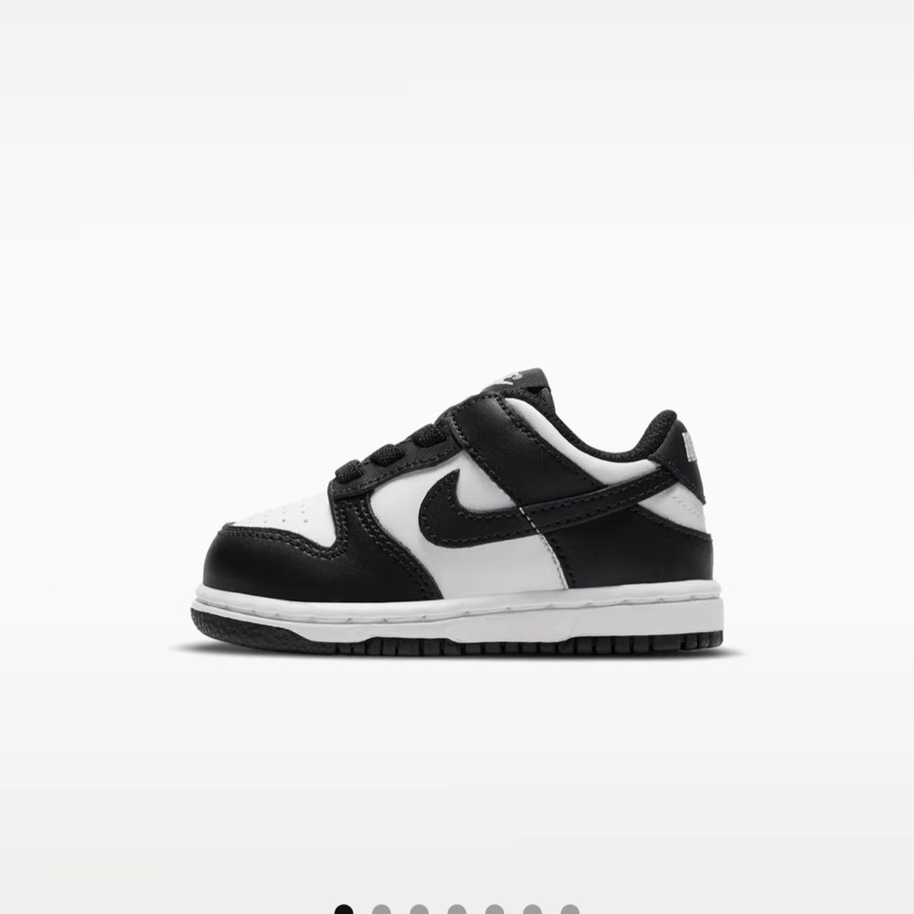 Nike Dunk Toddler Black and White Sneakers